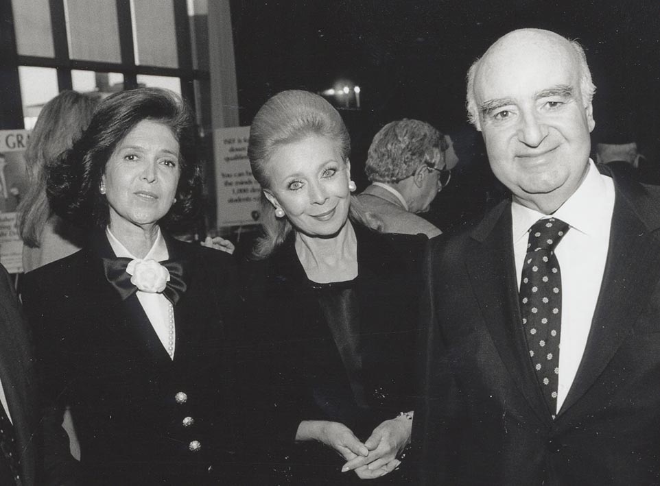 DavidLevy,NinaWeiner,LilySafraandEdmondSafraB&W ISEF Founders
